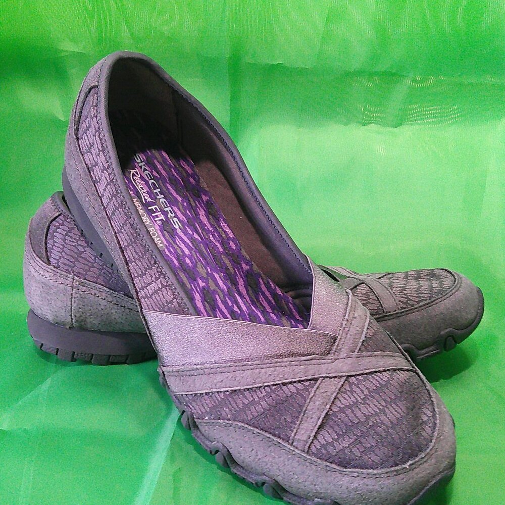 Skechers Women's Relaxed Fit Air-Cooled Memory Foam Slip-On Shoes, Size 10